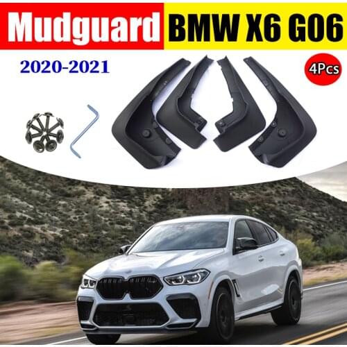 FOR BMW X6 GO6 Mudguards Fender Mud Flap Guard Splash Car Accessories Auto Styline Mudflaps Front Rear 4PCS 2020 2021