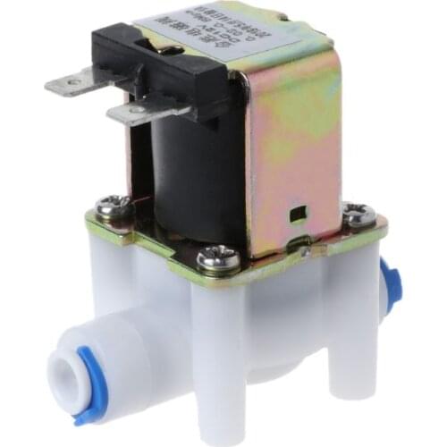 Electric Solenoid Valve For Water Purifier Refrigerator Normally Closed DC 12V