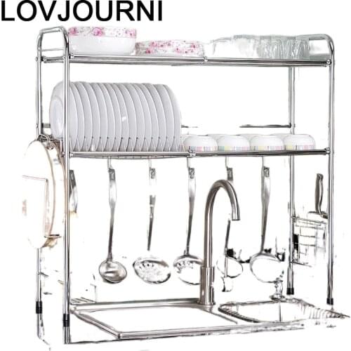 Etagere Especias Sink Malzemeleri Organizer Stainless Steel Mutfak Cozinha Cocina Organizador Kitchen Storage Rack Holder