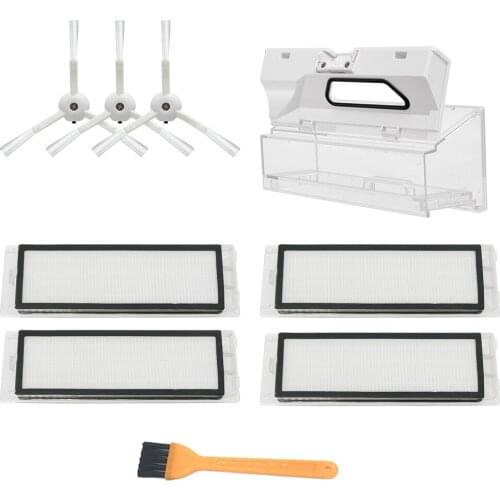 Dust Box Suitable for Xiaomi Mi Robot 2st Roborock S55 S51 S50 Vacuum Cleaner Parts Hepa Filter Replacement spare accessories