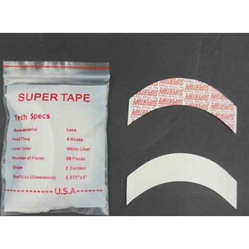 Hstonir Supertape By True Tape 36pcs/lot Mens Toupee Base Tapes Super Quality Waterproof Hair Tape Wigs Tape T004