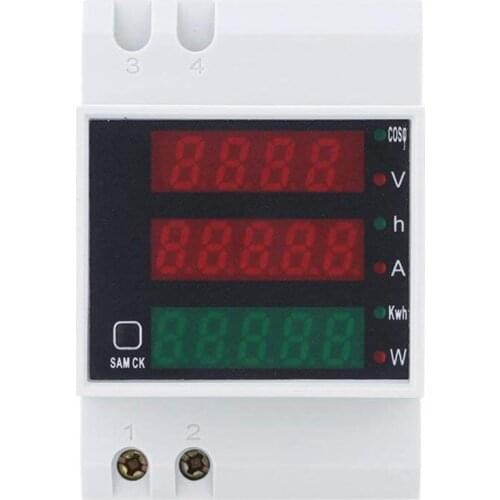 GTBL AC 200-450V power meter DIN rail type digital display ammeter voltmeter