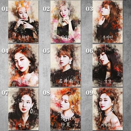 Canvas Painting TWICE Sana Posters and Prints Wall Art Picture for Living Room Decor No Frame