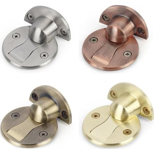 Magnet Door Stops Stainless Steel Door Stopper Magnetic Door Holder Toilet Glass Door Hidden Doorstop Furniture Hardware