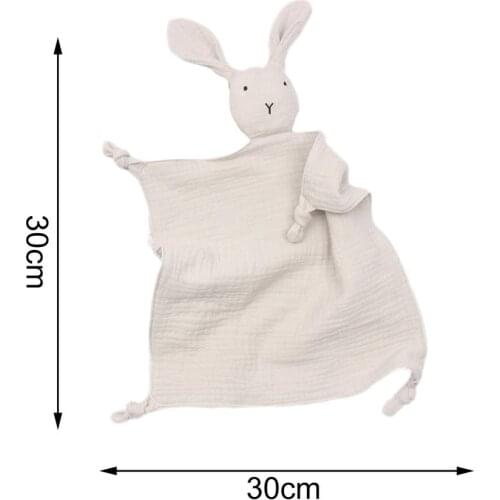 1PC Soft Newborn Baby Sleeping Dolls Kids Fashion Sleep Toy Soothe Appease Towel Bib Cotton Muslin Comforter Blanket