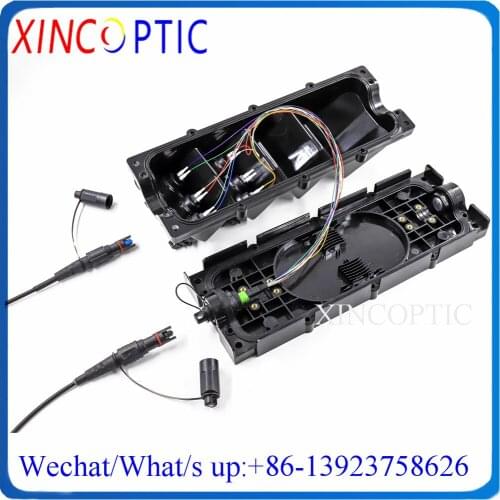 Wall Mount/Pole Installation Outdoor Waterproof 6ports FTTX Enclosure Fiber Terminal Box With Mini Corning SCAPC Fiber Adaptor