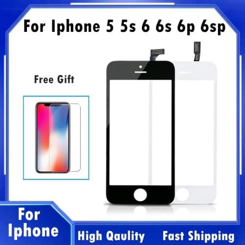 Tested Touch Digitizer For iPhone 6 plus 5 5s 5c Touch Screen Digitizer Glass Lens Sensor Replacement Parts for Iphone 6s Plus
