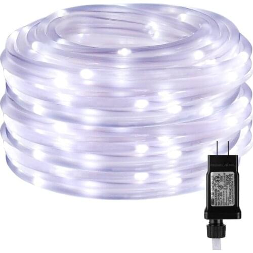 Outdoor Rope Lights10-30M Waterproof Tube String Lights 8 Modes 4.5V Plug for Garden Yard Path Fence Stairs Party navidad Decors