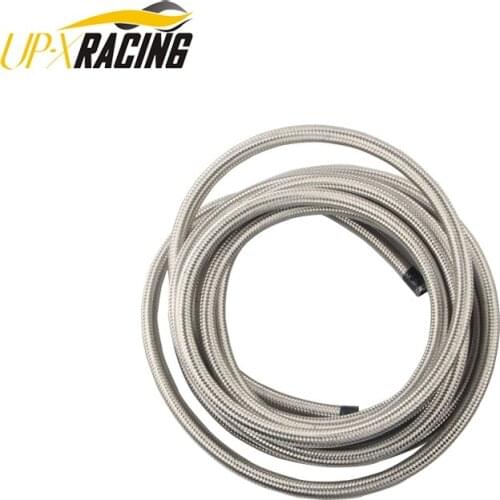 Universal auto AN10 nylon stainless steel fuel line fuel hose gas line braided oil cooler hose