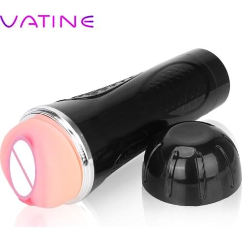 VATINE Sex Toys For Men Sexy Honeycomb Cup Penis Pump Glans Sucking Erotic Vagina Real Pussy Male Masturbation Cup