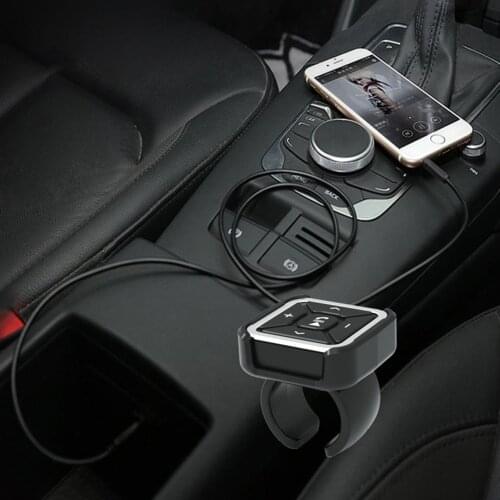 Wheel Bluetooth-compatible BT009 Car Steering 5.0 Remote Control Outdoor Personal Car Entertainment for iOS Android Smartphone