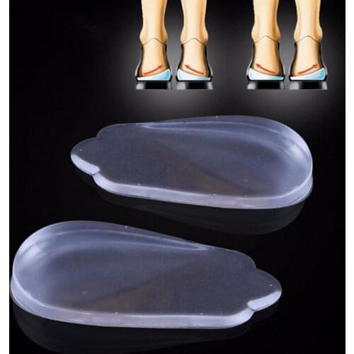1Pair Massager Foot High Heel Inserts Silicon Gel heel Cushion Insoles Soles Relieve Foot Pain Protectors Spur Support Shoe Pad