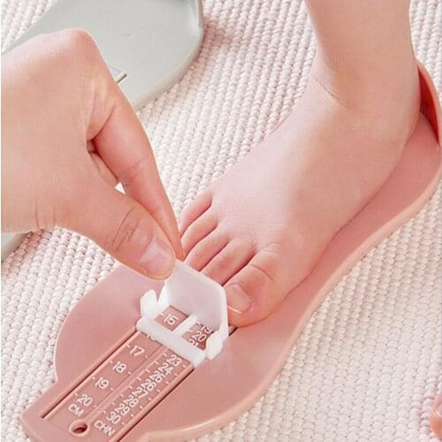 1Pcs Accurate Nail Care Foot Gauge Baby Kid Ruler Shoes Size Measuring Ruler Length Growing Fitting Ruler Tool Measures
