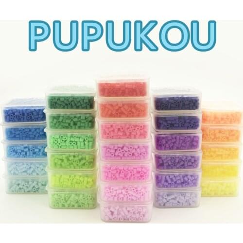 2.6mm 500pcs box packing Hama Beads Toy Kids Iron beads Fun DIY Handmaking Fuse Bead Creative Educational perler Toys