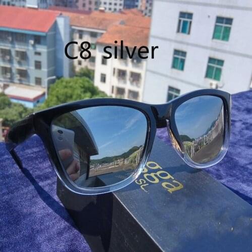 2019 Fashion classics hot top quality Polarized Sunglasses Men Women Gradient Frame Driving mirror red blue