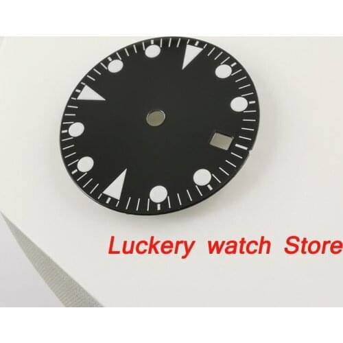 28.5mm black dial luminous Features fit for MIYOTA 8215;Mingzhu 2813 3804 Automatic Movement-BP77