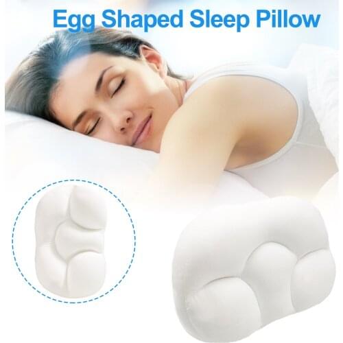 3D Pillow Deep Sleep Addiction Neck Pillow Decompression Egg Pillow Creative Ergonomic Design Foam Particles Soft Sleep Pillow
