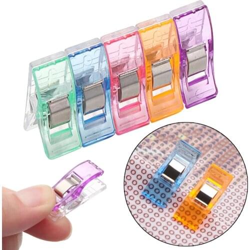 5D Diamond Painting Clips Garment Clips To Keep Painting Canvas Steady Cross Stitch Fabric Blinder Clips Sewing Accessories
