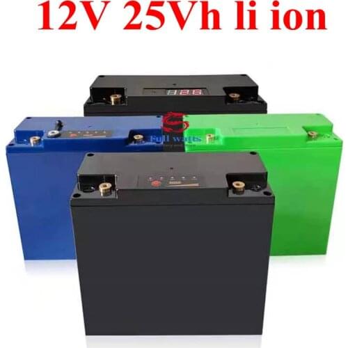 12v 25Ah battery 12v 25ah lithium ion battery pack for UPS Golf trolly 12v inverter motor Portable DC power boat tool +charger
