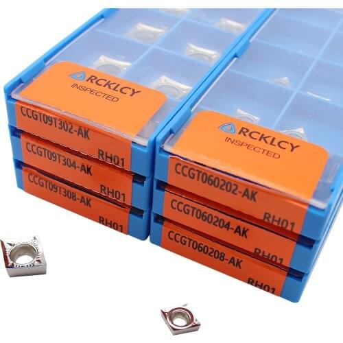 CCGT060204 RH01 CCGT09T302 09T304 09T308 CCGT120402-AK RH01 CCGT 120404 120408 100% original Insert CNC Carbide Aluminum Blade