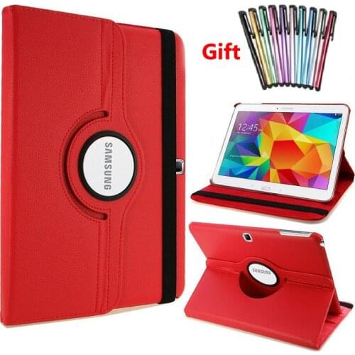 Case for Samsung Galaxy Tab 4 10.1 T530 T531 Folio Pu Leather Stand Smart Capa Tab 4 10 T535 SM-T530 T533 SM-T531 SM-T535 Cover