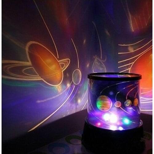 KIDS BABY GLOW IN THE DARK UNIVERS NIGHT LIGHT LAMP PROJECTOR SOLAR SYSTEM NIGHT SKY STARS PROJECTOR