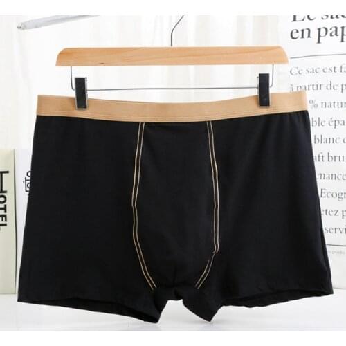 Mens underwear boxers 8XL 7XL 6XL 5XL 4XL 5 pieces/lot Mens cotton plus size boxer briefs mens plus size solid color boxer