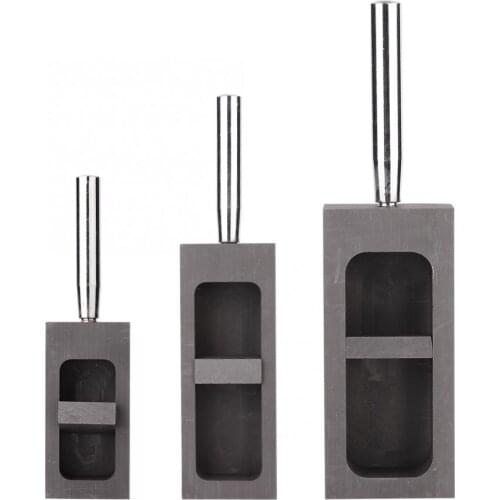 Professional Pure Graphite Ingot Casting Mold Mould Crucible For Gold Silver Melting Casting Refining Jewelry Making Tool