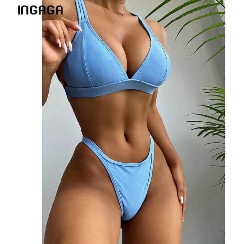 Голубые купальники INGAGA China At AliExpress