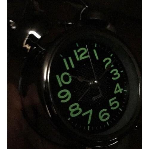 Creative Alarm Clock Vintage Retro Clocks Twin Bell Loud Alarm Clock with Night Light Luminous Dial Bedside Home Decor