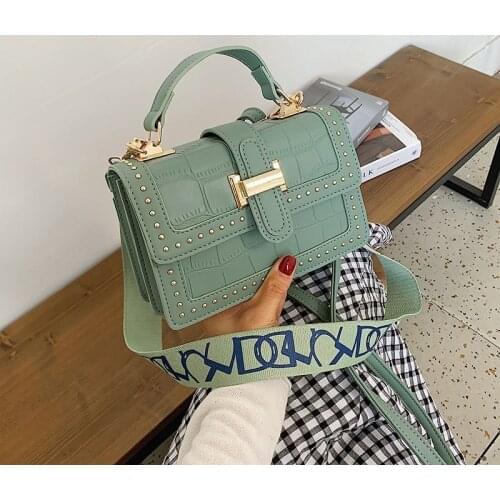 Fashion Female Shoulder Bags 2021 Trend Womens Handbags Gradient Rainbow Color Crossbody Messenger Bag Elegant Lady Totes Bag
