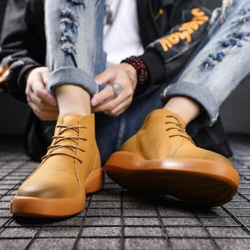 Men 2020 fashion mens mens para de causal cuero shoe hombre sale sport leather casuales loafers sneakers flat for black hot man