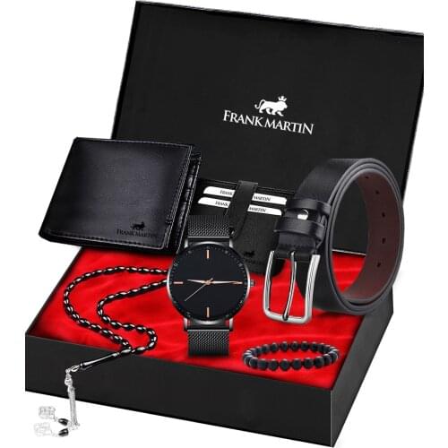 Mens Watch Wallet Belt Gift Set 20-003
