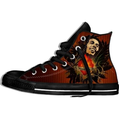 Tenis De Hombre 2020 Custom Print Bob Marley Images Breathable Outdoor Trainer Sneakers Custom Male Shoes