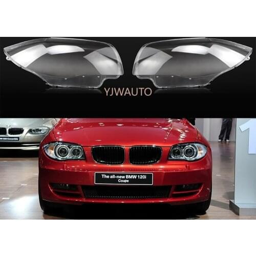 Car Headlight Lens For BMW 1 Series E87 120i 2008 2009 2010 2011 Car Headlamp Cover Replacement Auto Shell Cover