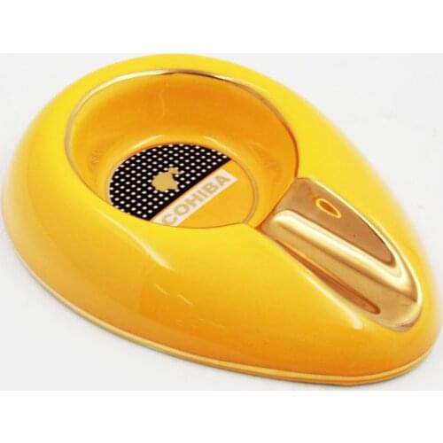 Portable Cigar Ashtray Home Ceramic Ashtray Luxury Tobacco 1 Rest Holder Cigar Ashtray