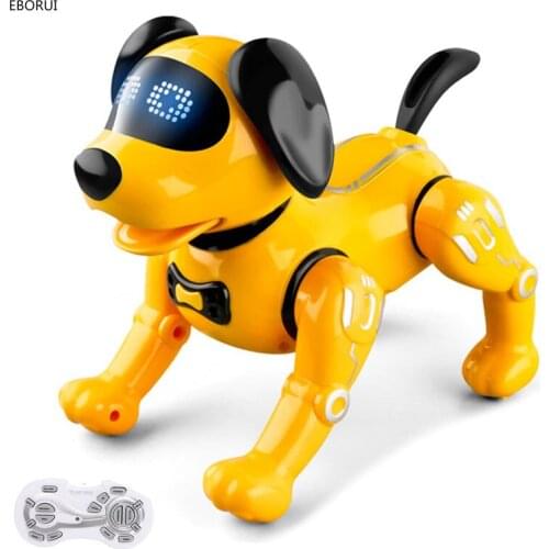 JJRC R19 RC Robot Dog Smart Talking Dance Interactive Pet Puppy Robot Dog Remote Control Dog Intelligent Gift Toy for Kids