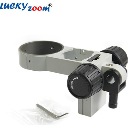 Luckyzoom Stereo Trinocular Zoom Microscope Arm A3 Focuse Holder Microscopio Accessories 76MM Thread Free Shipping