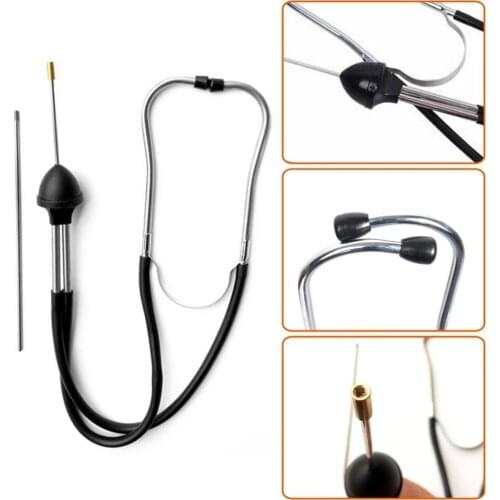 Car Cylinder Stethoscope Engine Noise Abnormal Sound Diagnostic Instrument Stainless Steel Auto Detector CY06010