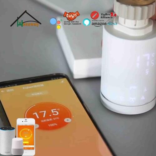 HESSWAY tuya zigbee smart thermostat valve for zigbee radiator wifi IEEE 802.15.4 standard