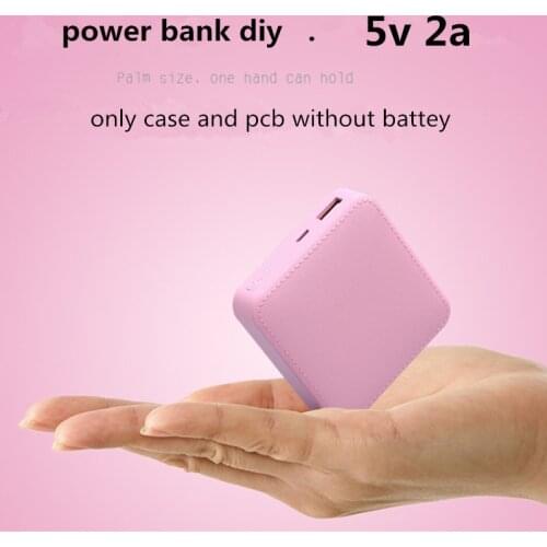 Power bank 18650 case kit 3 18650 DIY 5v2a usb charger fast for phone Plastic battery storage box