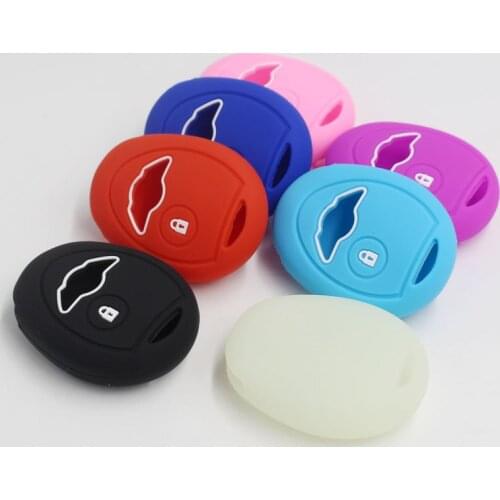 KAPU High-quality silicone car key protected case cover for BMW MINI Cooper R50 R53 1BUTTON silicone rubber cover case
