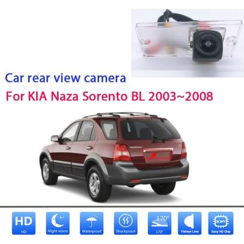 Rear Camera For KIA Naza Sorento BL 2003 2004 2005 2006 2007 2008 CCD Night Vision license plate camera backup camera