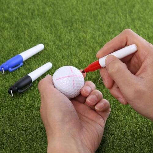 1PC/3PCS New Red Blue Black Golf Ball Liner Markers Pen Drawing Alignment Marks Golf Accessories Golf Sports Equiptments