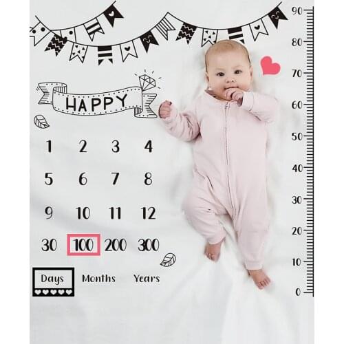 100x100cmBaby Photo Background Cloth Full Moon 100 Days Photography Props Creative Month Photoshoot Newborn Milestone Blanket