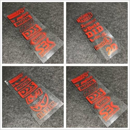 2 sets Car Styling Motorcycle Side Body Strip Sticker Vinyl Decal for Racing Sponspor Tmax530 NCY KN