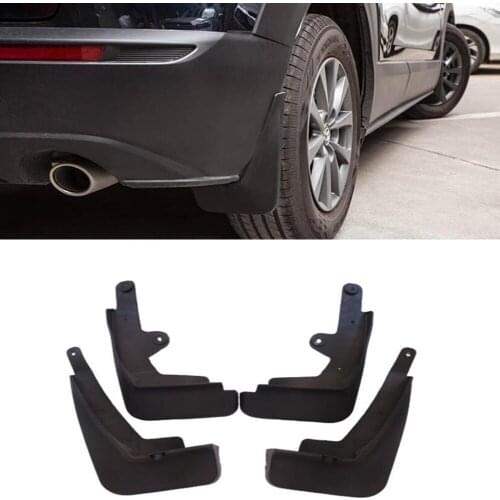 For Mazda CX30 CX-30 2020 2021 Car Accessories Front Rear Mud Flap Guard Fenders Mudguard splash Mudflaps Fender Mudguards 4pcs