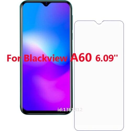 Blackview A60 Tempered Glass Front Screen Protective For Blackview A60 Glass Transparent Phone Screen Protector Film 6.09 inch