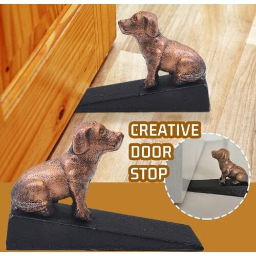 Creative metal Door Stopper Wedge Door Catcher Block Home Office Children Security Door Card home decoration