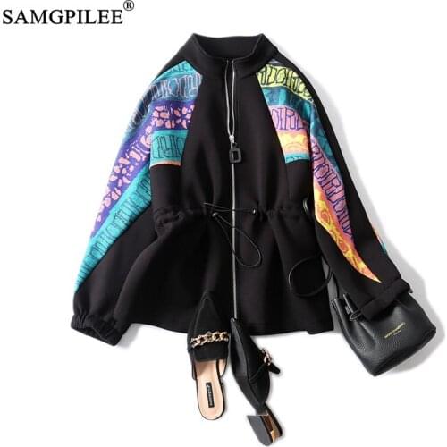 Winter Coats Women Winter 2021 Casual Full Sleeve Patchwork Stand Collar Zipper Slim Standard Plus Size Autumn Jacket Warm Woman